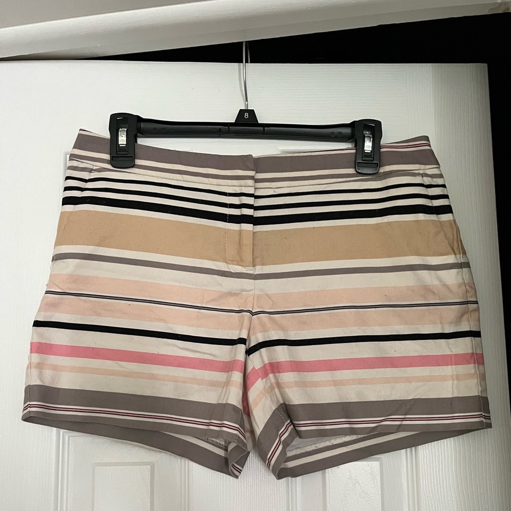 classy striped summer shorts